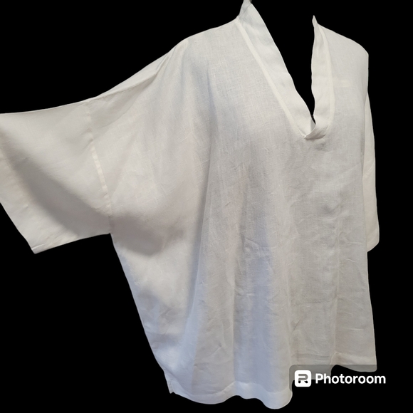 Eskandar European Design 100% Linen Top Size - Picture 2 of 11